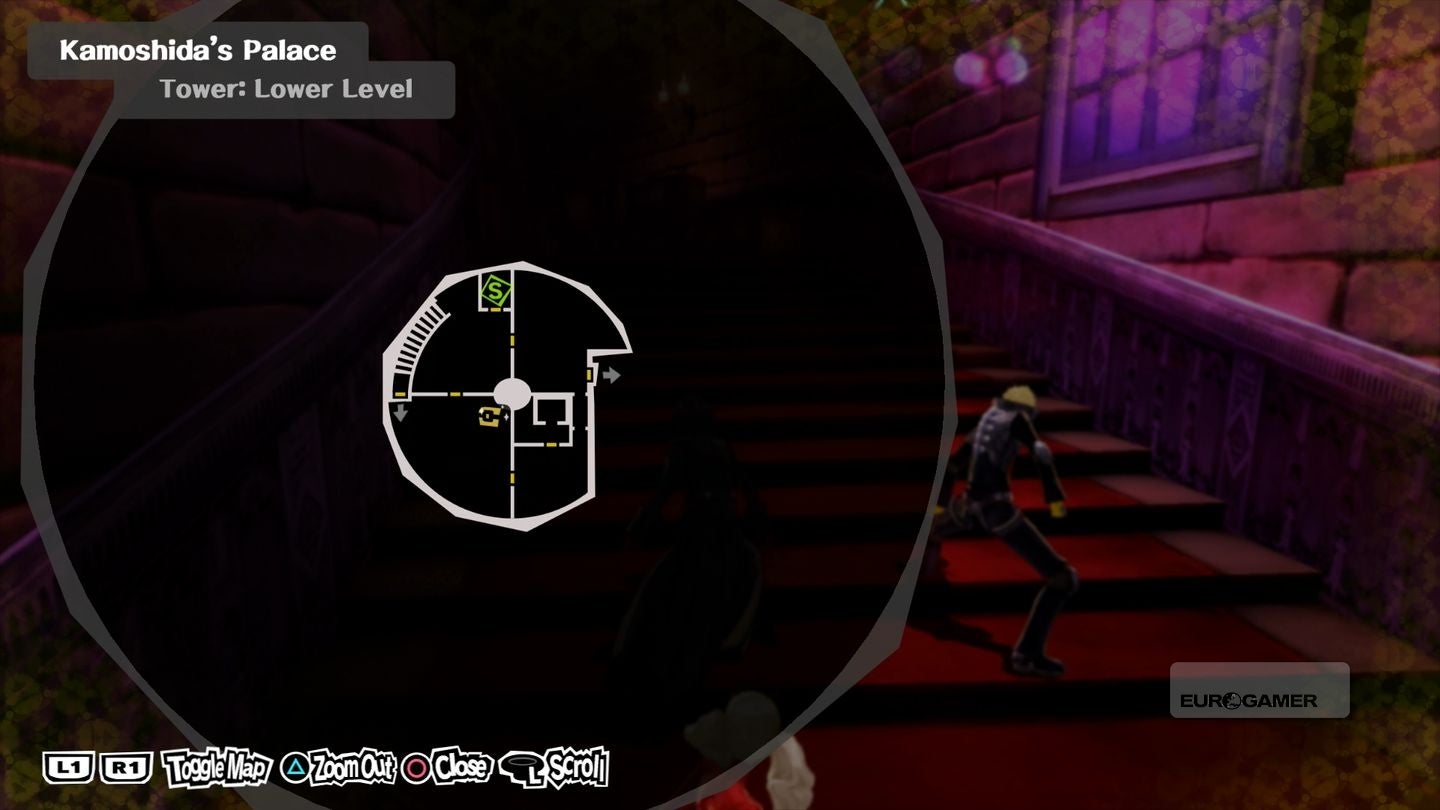 Persona 5 Kamoshida Palace Torn King of Desire, 3F Key for the Gated